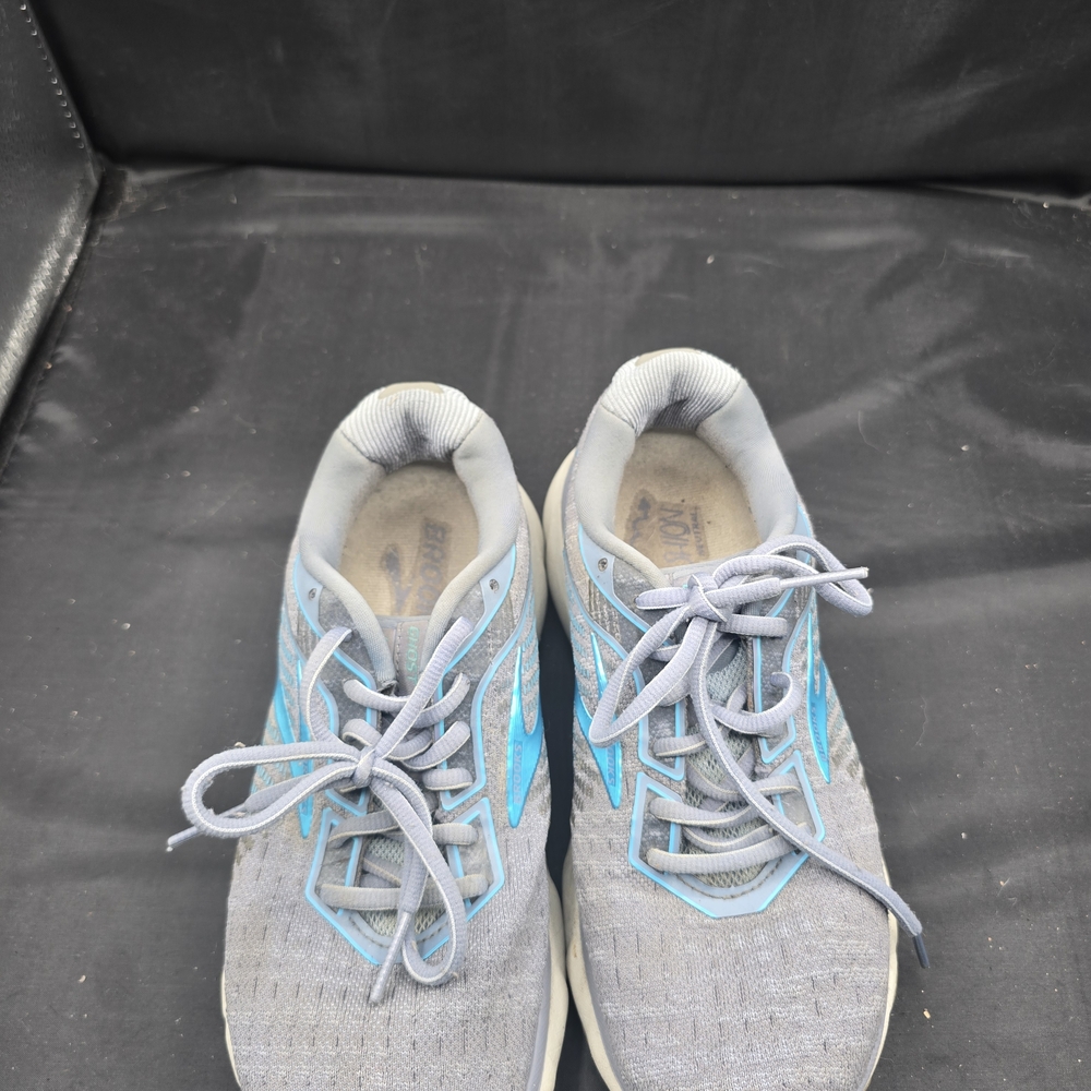 Brooks Gray and Blue Athletic Shoes‎